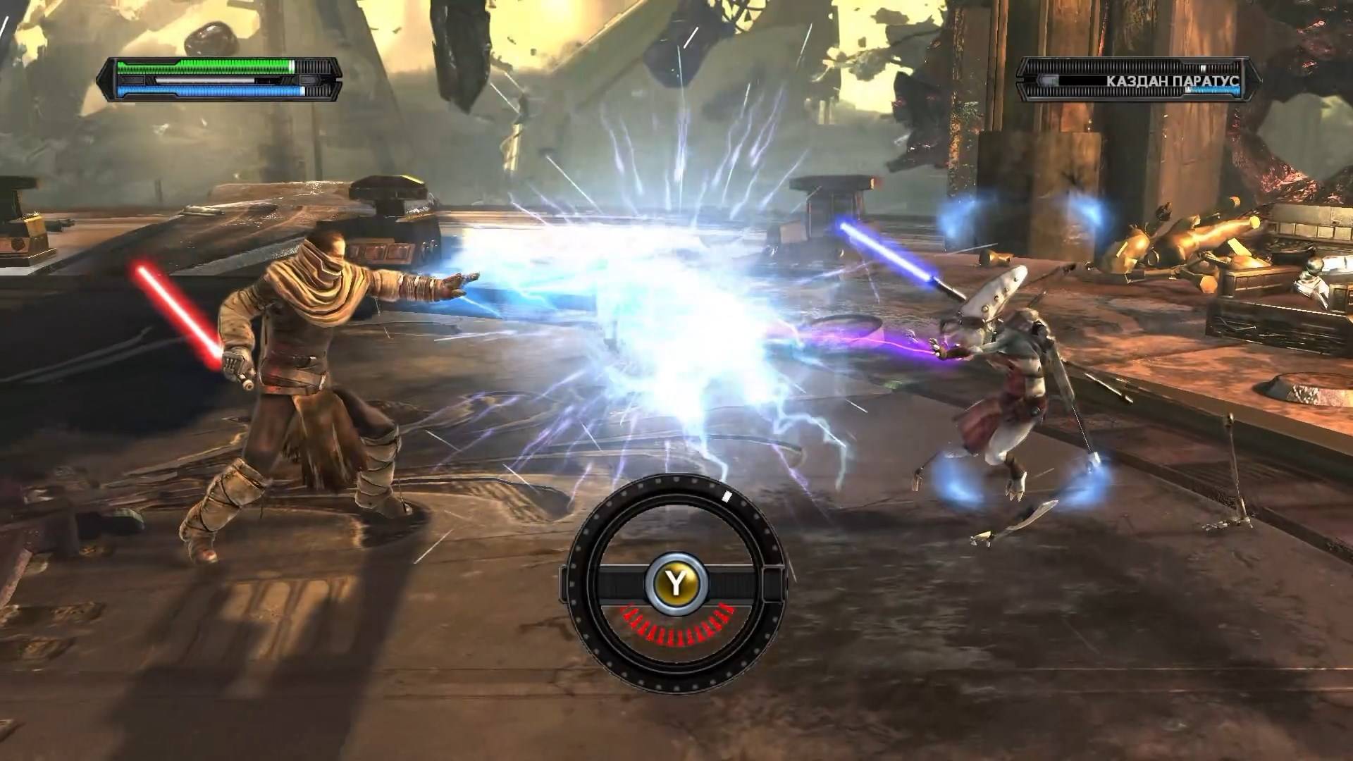 Star Wars The Force Unleashed - геймплей игры Windows